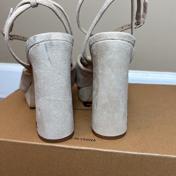 Sam Edelman Women's Kristen Platform Sandal, Cappuccino, Size 9 - Picture 6 of 17